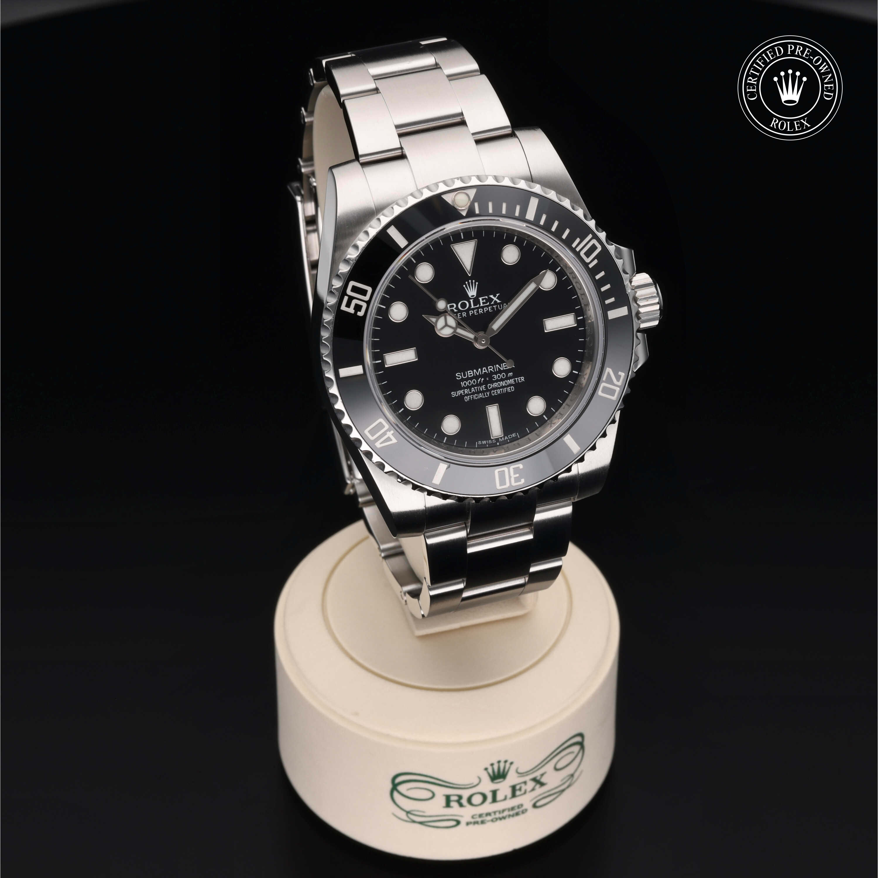 Certified pre on sale owned rolex submariner